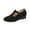 Black, variant on Willtoo Women Vintage T-Strap Faux Suede Wedge Flats Adjustable Buckle Low Heel Mary Jane Shoes Soft Non-Slip Retro Casual Walking Shoes