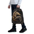 thumbnail image 5 of Fuzoiu Vintage Metal Dragon Print Large Capacity Backpack,Travel Backpack,Laptop Bag,College School Rucksack Bag,for School, Travel & Outdoor Activities, 5 of 6