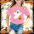 thumbnail image 2 of RMGVDSD Halloween Pumpkin Shirts Boys Short Sleeve T Shirts Casual Fashion Tee Shirt - Kids Tops T-Shirt Comfortable Wear 12-13 Years, 2 of 4