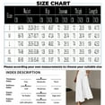 thumbnail image 5 of Women's Autumn Casual Fashion Elastic Waistband Wide Leg High Waist Long Skirt Pants for Outdoor Wear and Style,Purple,S, 5 of 9