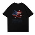 thumbnail image 5 of Dwralegc 250th Anniversary Usa Shirt Women USA Crewneck Pullover Sweatshirts 250 Years Of America 2026 Patriotic Apparel Casual T Shirt Short Sleeve Plus Size Printed T-Shirt Black 3XL, 5 of 5