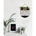 thumbnail image 3 of Welcome Front Door Sign Funny Wreaths Hanging Wooden Plaque Decoration Round Rustic Wood Farmhouse Porch Decor for Home Front Door Decor, 12 Inch, 3 of 5