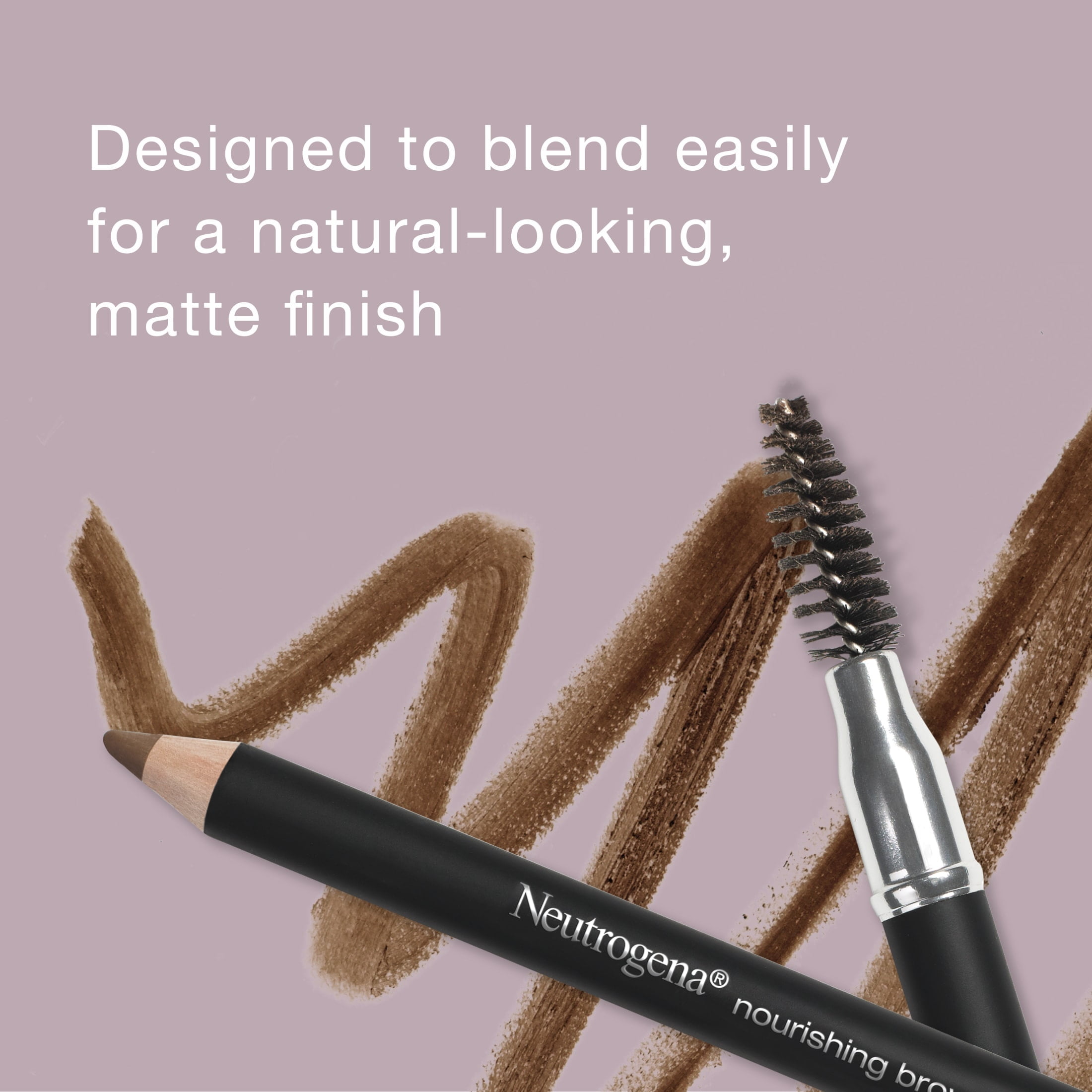 Neutrogena Nourishing Eyebrow Pencil and Brush, Brown 30,.04 oz