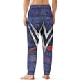 thumbnail image 3 of WWE Men's Pajama Pants Soft Sleepwear Loung Pants for Men Pj Bottoms with Pockets, 3 of 7