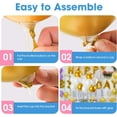 thumbnail image 6 of 2 Sets Balloon Stand Kits, Balloon Sticks Holder with Base for Table Graduation Birthday Baby Shower Gender Reveal Party Decorations, 6 of 9