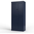 thumbnail image 4 of 100% Solid Wood 32" Bathroom Cabinet with Solid Doors and Adjustable Shelves, 4 of 8