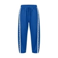 thumbnail image 5 of Women's Lace Trim High Waisted Wide Leg Sweatpants Drawstring Lounge Pants with Pockets Comfy Casual Trousers for Daily Wear, 5 of 10