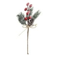 thumbnail image 3 of DOLITY Christmas Artificial Flower Berries Branches Garland Simulation Floral Picks for red, 3 of 9