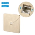 thumbnail image 4 of Unique Bargains Ethernet Socket Single Port RJ45 CAT6 Wall Plate Gold Tone for Ethernet Cable Networking Socket Box, 4 of 6