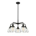thumbnail image 5 of Innovations Lighting  Fulton - 5 Light 25" Stem Hung Chandelier Antique Brass/Clear, 5 of 5