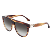 VICTORIA BECKHAM sunglasses VB680S FEMALE 58/14/145 230 STRIPED BROWN