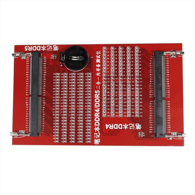 Herramienta de Diagnóstico de Ranuras de Memoria para Portátiles, Ordenadores de Sobremesa, DDR4/DDR5, SDRAM SO-DIMM, Tarjeta de Prueba con Indicador LED.