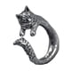 thumbnail image 1 of Anillo de apertura Anillo en forma de gato animal para días festivos Favores de fiesta de uso diario Fernando Anillo de apertura, 1 of 8