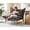 Grey, variant on Papajet 46" Sofa Chair, Modern Accent Chair, Sofa Style Bean Bag with Plush Cushion, Lazy Lounge for Living Room, Chenille Gray