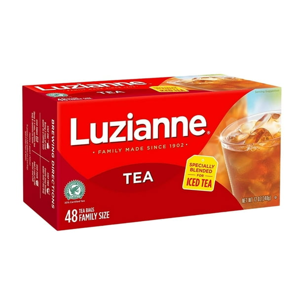 Luzianne Iced Tea Bags, Specially Blended for Iced Tea, Family Size, 48