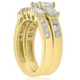 thumbnail image 3 of Pompeii 3 1/2ct Side Stone Diamond Ring Set 14K Yellow Gold (H,I1), 3 of 3