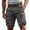 Dark Gray, variant on Men's Multi-Pocket Cargo Shorts, 5" Inseam Summer Casual Workwear pants, Rugged Outdoor Hiking Shorts, Knee Length Utility Shorts for Men Complexion XXXXL