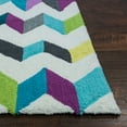 thumbnail image 2 of Shelby 6306 Teal/Grey Kaleidoscope 3'3" x 5'3" Size Area Rug, 2 of 2