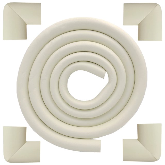 Protectores de Bordes para Muebles M2cbridge en Forma de U 2m Blanco Roto