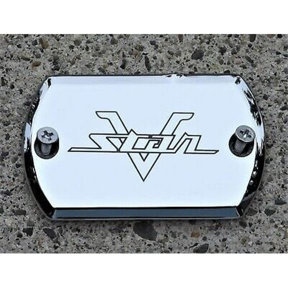 Yamaha V-Star VStar 650 950 1100 1300 Classic Silverado Custom CHROME FLUID CAP