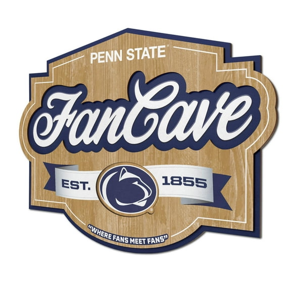 YouTheFan NCAA Penn State Nittany Lions Fan Cave Sign