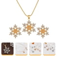 thumbnail image 3 of Shisuyan Jewelry Set Golden 1 Set 0.8x0.8in, 3 of 8