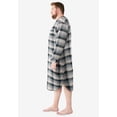 thumbnail image 3 of KingSize Men's Big & Tall Plaid Flannel Nightshirt, 3 of 6