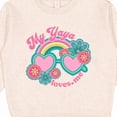thumbnail image 3 of Inktastic My Yaya Loves Me Grandchild Rainbow Toddler Sweatshirt, 3 of 4