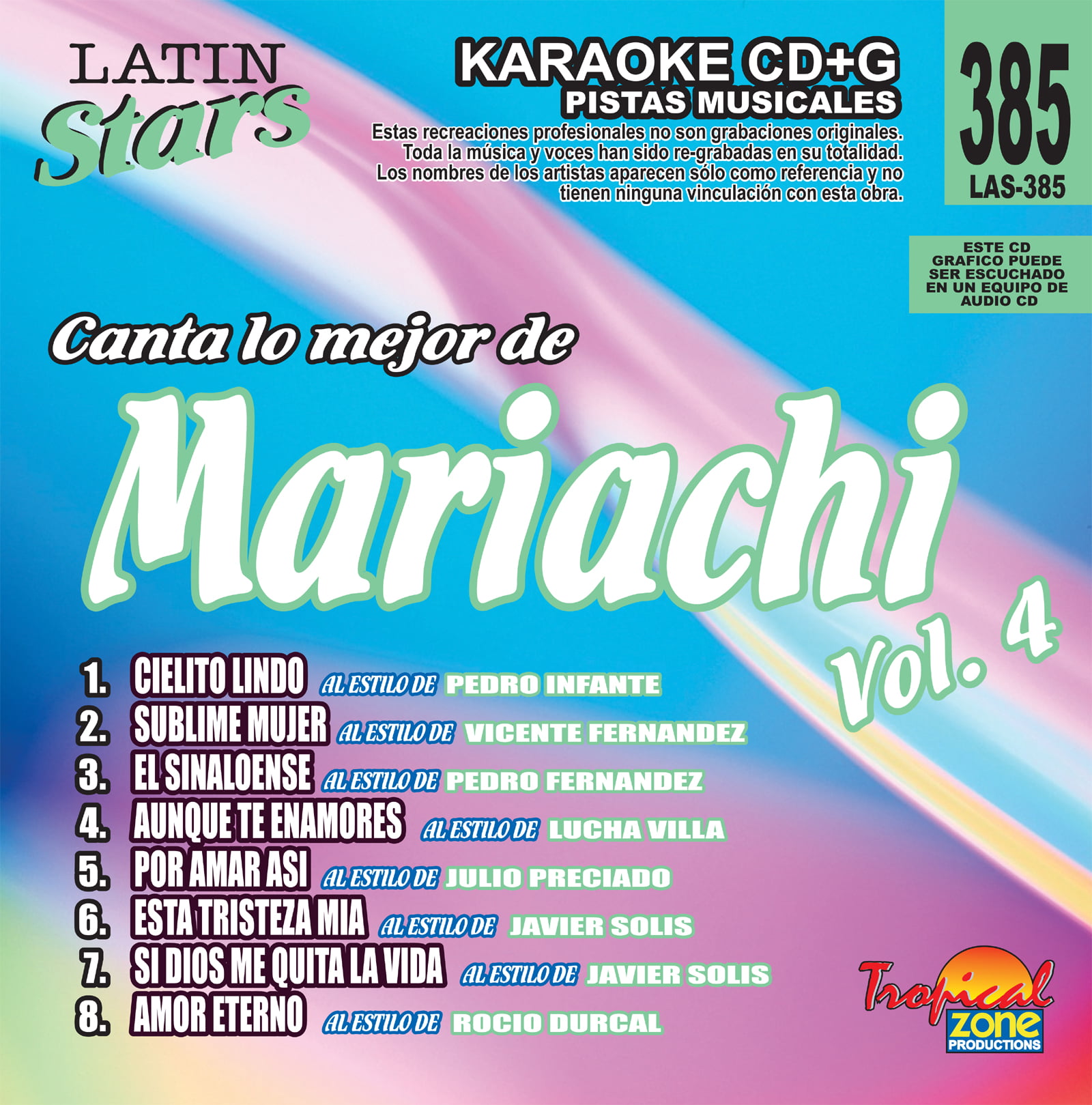 Karaoke Latin Stars 385 Mariachi Vol 4 Walmart Com Walmart Com Party tyme karaoke en espanol. walmart com
