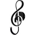 thumbnail image 2 of Applique Murale Moderne Créative Applique Murale Intérieure LED Symbole de Musique en Aluminium, 2 of 5