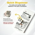 thumbnail image 7 of KOKCOOL  5 Packs/30 Pcs Hearing Aid Batteries Size 10, Zinc-Air Batteries, 1.45 Volt, Easy to Open and Carry, Long Lasting Batterie, 7 of 7