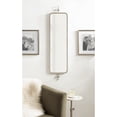 thumbnail image 2 of Kate and Laurel Kasota Traditional Slim Panel Wall Mirror, 9 x 36, Silver, Vintage Tall Mirror for Use as Versatile Entryway or Bedroom Wall Decor, 2 of 8