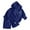 Blue, variant on Hienoo Boys Upf 50 Summer Outfits Sun Protection Breathable Hooded Jacket Shorts Set