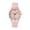 Pink, variant on Ladies Watch Clock Silicone Strap Fashion Ladies Watch Quartz Watch Men's Watch Infantry for Men with Large Wrists Womens Watch Analog Elastic Band for Women Glow in The Dark Watch Canvas Watch Straps