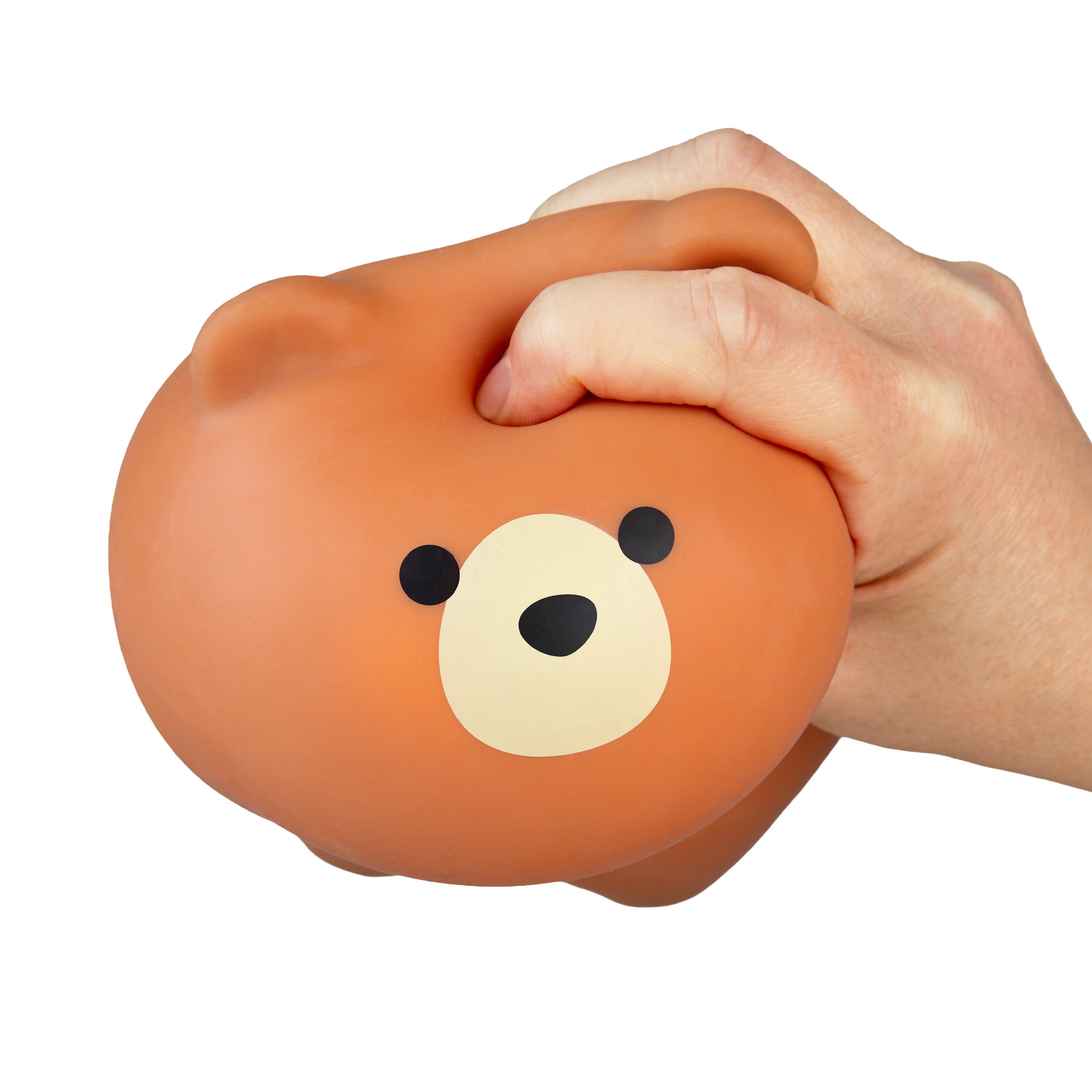 ORB Easy Sqweezy Snugglies Jumbo Squishy Bear - Stretch, Squeeze, Snuggle This Big, Fun, Slow Rising and Extra Soft Toy Pet Bear for Stress Relief - Stretchy and Squishy Fidget Toy for Kids and Adult