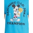 thumbnail image 4 of Disney Men's and Big Men's Mickey Mouse Father's Day Graphic Tee, Size S-3XL, 4 of 5