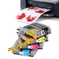 thumbnail image 4 of Kit de Cartucho de tinta de impresora ANGGREK 4 colores BK C M Y desechable con chip estable, 4 of 8