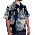 thumbnail image 2 of Tmall Men's Short Sleeve Spread Collar Hawaiian Shirts, Casual Printed Button Down Summer Beach Tops, Unisex Men's Shirts, 2 of 6