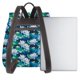 thumbnail image 3 of Fotbe Blue Lotus Flower Mochila Bolso con Estampado para Mujer, Mochila Antirrobo de Nylon Impermeable, Bolsa Ligera de Hombro, 3 of 4
