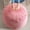 Pink, variant on Round Stuffed Pouf Ottoman, Corduroy Poufs with Foam Chunk Filling, Furry and Fluffy Pouf Foot Stool Storage Ottoman, 20 X 15 Floor Poufs Foot Rest for Living Room, Dark Grey