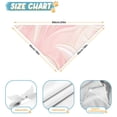 thumbnail image 6 of Dog Bandana 2 Pack,Pink Gold Wave Marble Bandanas for Dogs,Cat Bandana,Small/ Large Dog Bandana 2 Size,Dog Bandanas, 6 of 6