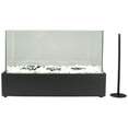 thumbnail image 3 of Northlight Bio Ethanol Ventless Portable Triple Fireplace with Flame Guard - 17.75" - Black, 3 of 7