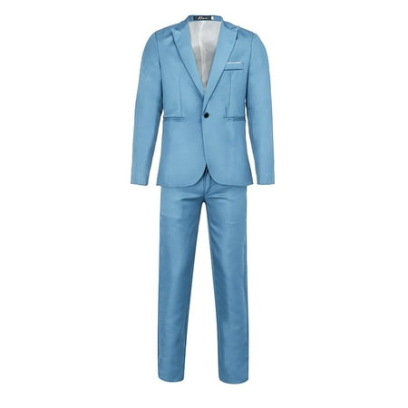 Viikei Mens Clothes on Gifts for Men Men s Fashion Suit Jacket + Suit Pants Two-piece Suit