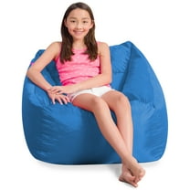 Posh Creations Coronado Bean Bag Chair, Kids, 2.3 ft, Navy