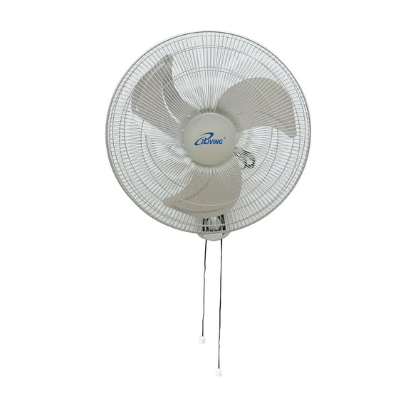 Ventilador de pared iLiving Glow, 18 pulgadas, 3 velocidades, 1650 CFM, verde
