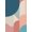 Blue, Pattern 16, variant on ODIKA 4'x6' Vibrant Magenta Bohemian Design Washable Area Rug Intricate Floral Motif with Geometric Charm Non-Slip, Chair-Friendly, Flatwoven for Home Office, Under Desk