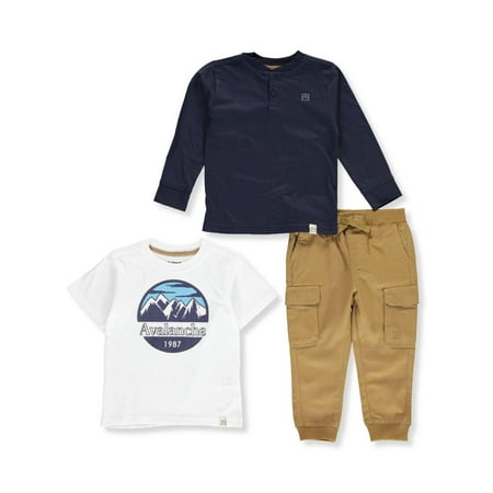 Avalanche Baby Boys' Mountain Sky 3-Piece Pants Set Outfit