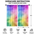 thumbnail image 2 of Blackout Kids Curtains,Rainbow Tie Dye Swirl Pattern Childrens Insulated Curtains Set Of 2,Bedroom Essentials,Toddler Room Decor 42"x84", 2 of 5