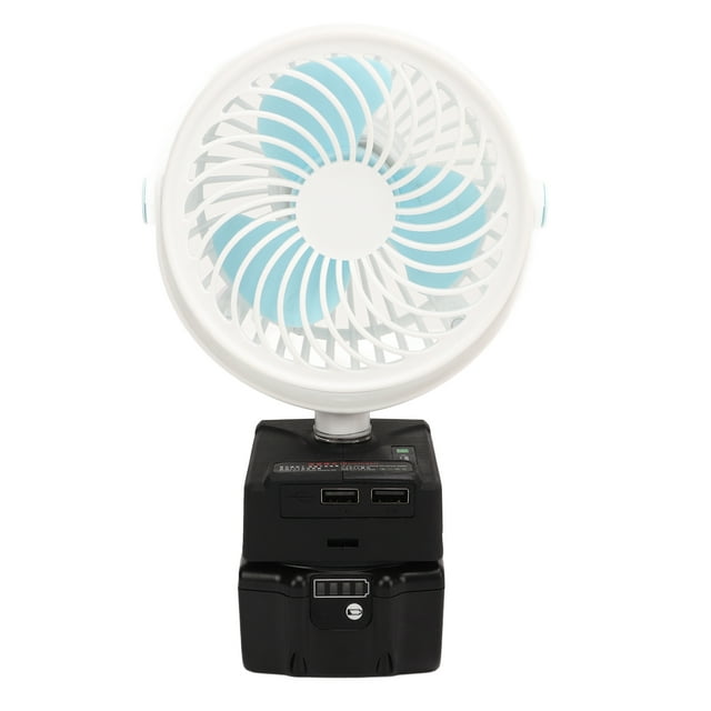 Ventilador de escritorio portátil, ventilador inalámbrico de 5 pulgadas, ventilador con batería recargable, ventilador recargable, integración perfecta