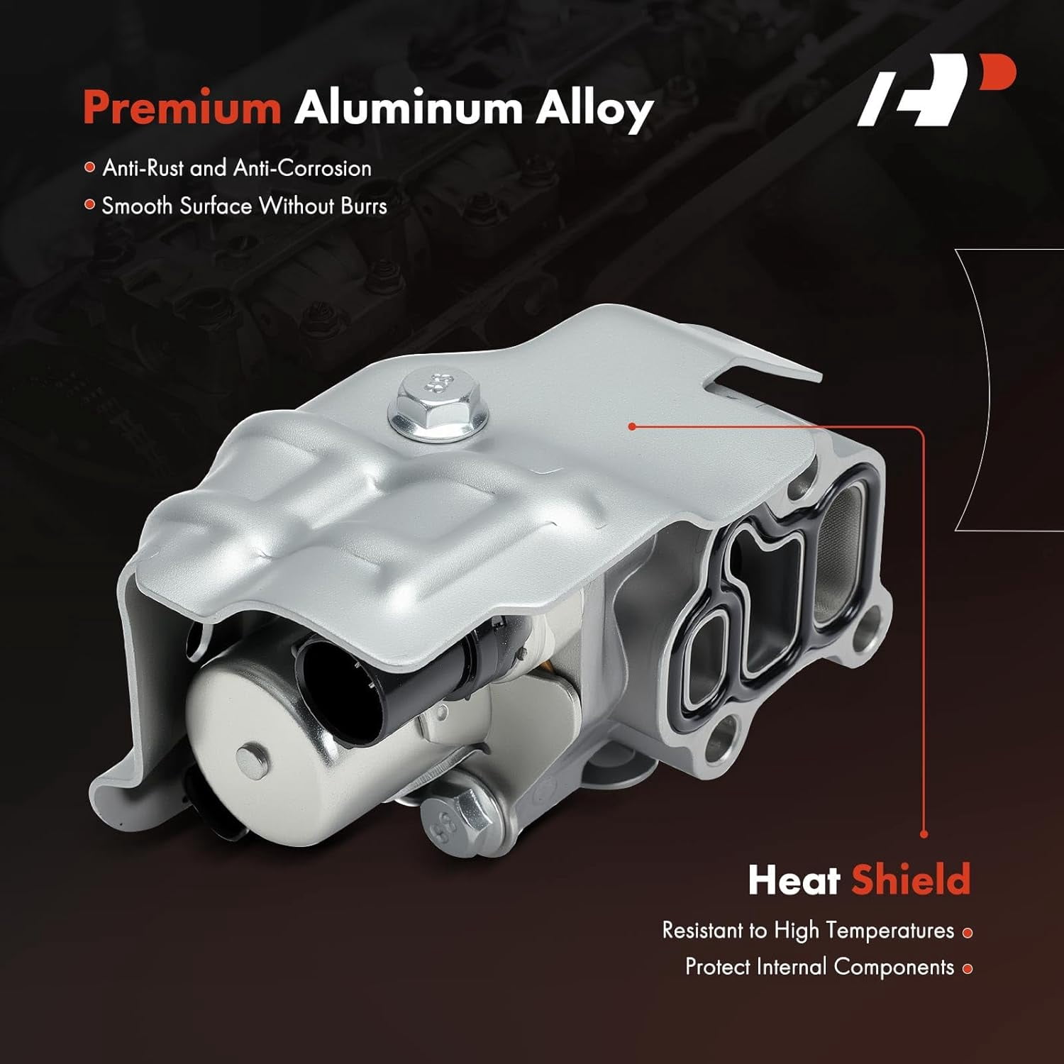 A-Premium Variable Valve Timing VVT Solenoid Compatible with Acura RSX 2002-2006 Honda Accord 2003-2007 Civic 2002-2005 CR-V 2002-2009 Element 2003-2011